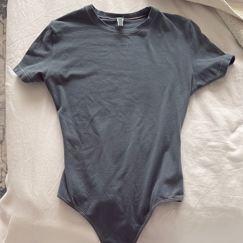 SKIMS Gray Bodysuit